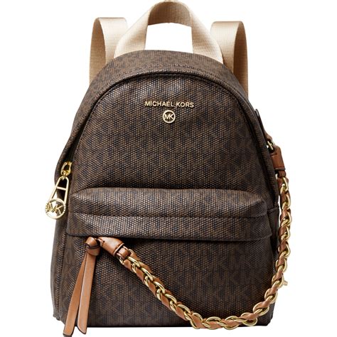 michael kors rucksäcke blau|Michael Kors slater backpack small.